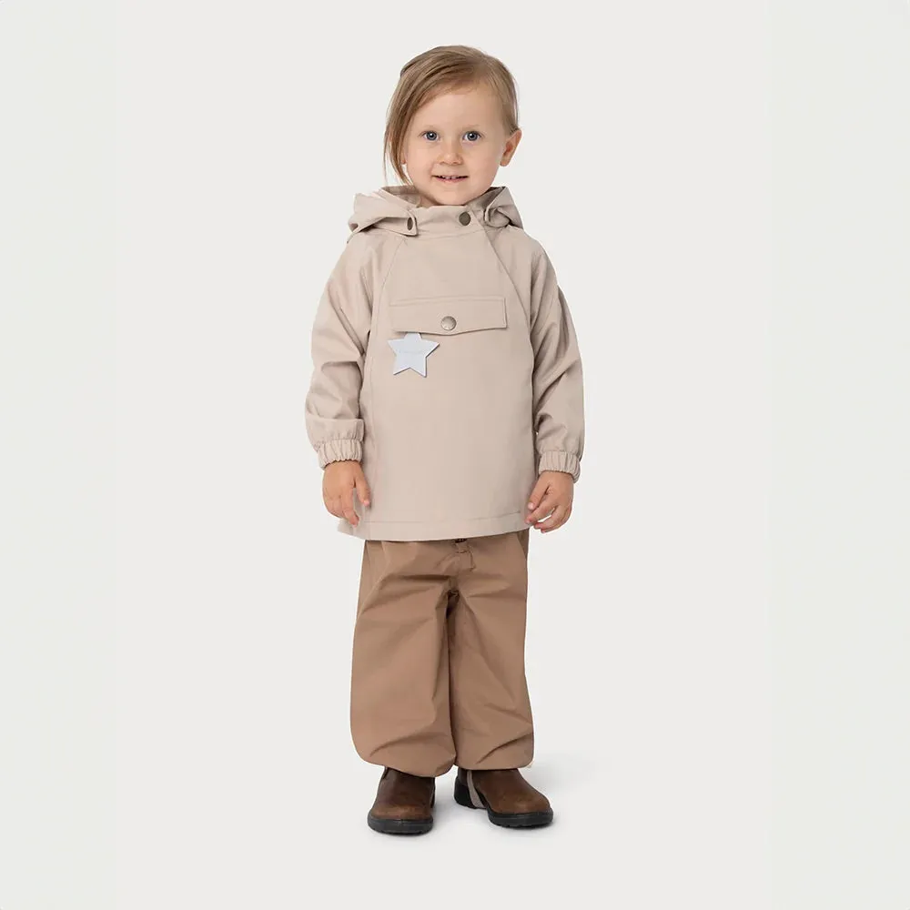MINI A TURE MATWAI Spring Softshell Jacket. GRS - Sesame