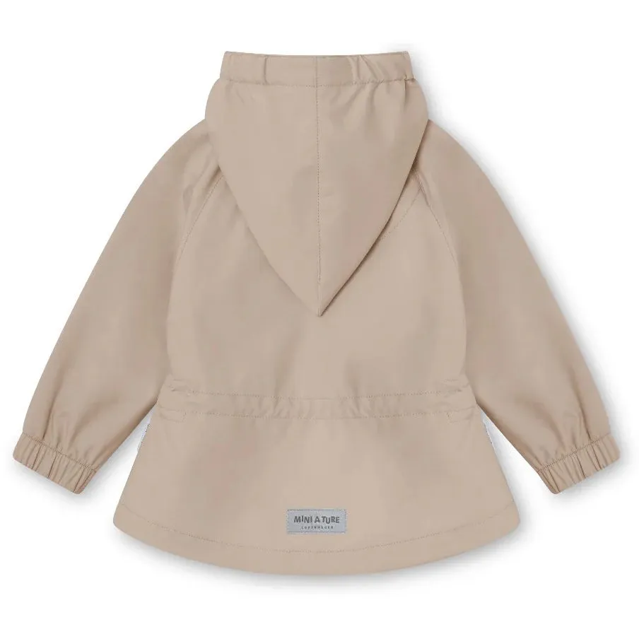 MINI A TURE MATWAI Spring Softshell Jacket. GRS - Sesame