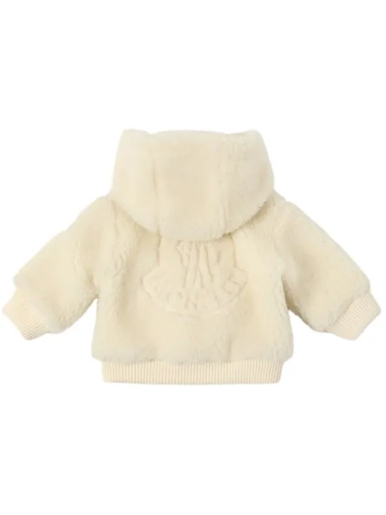 Moncler   Tech fleece zip-up teddy jacket 