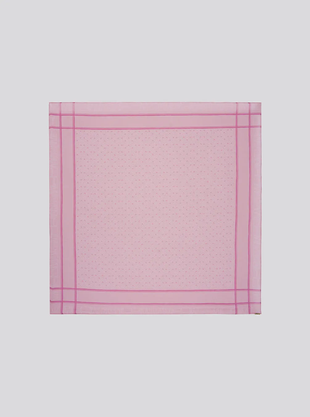 MONO CUBIC SIGNATURE SCARF BLUSH