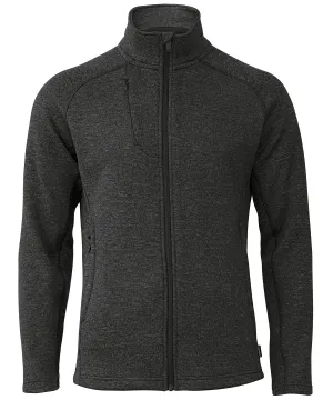 Montana  knitted fleece jacket | Dark Grey Melange