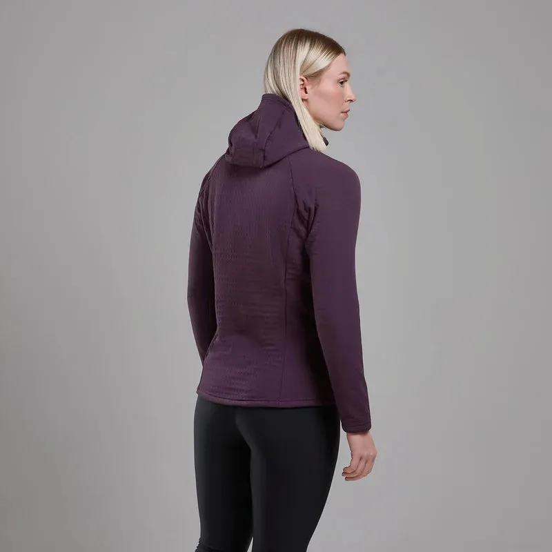 Montane Women's Protium XT Hooded Fleece Jacket - Mulberry