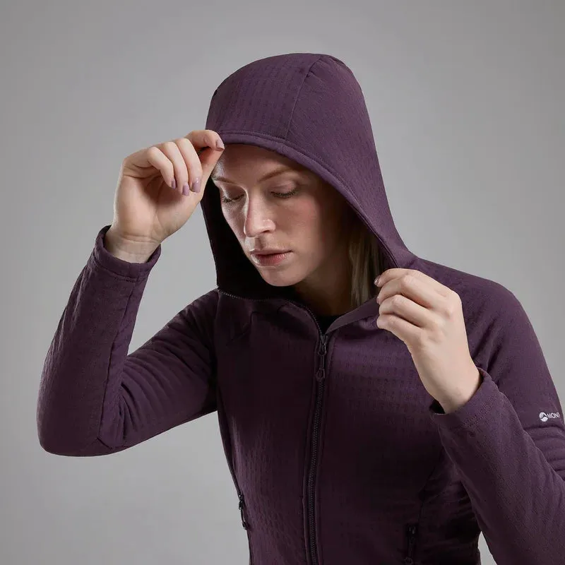 Montane Women's Protium XT Hooded Fleece Jacket - Mulberry