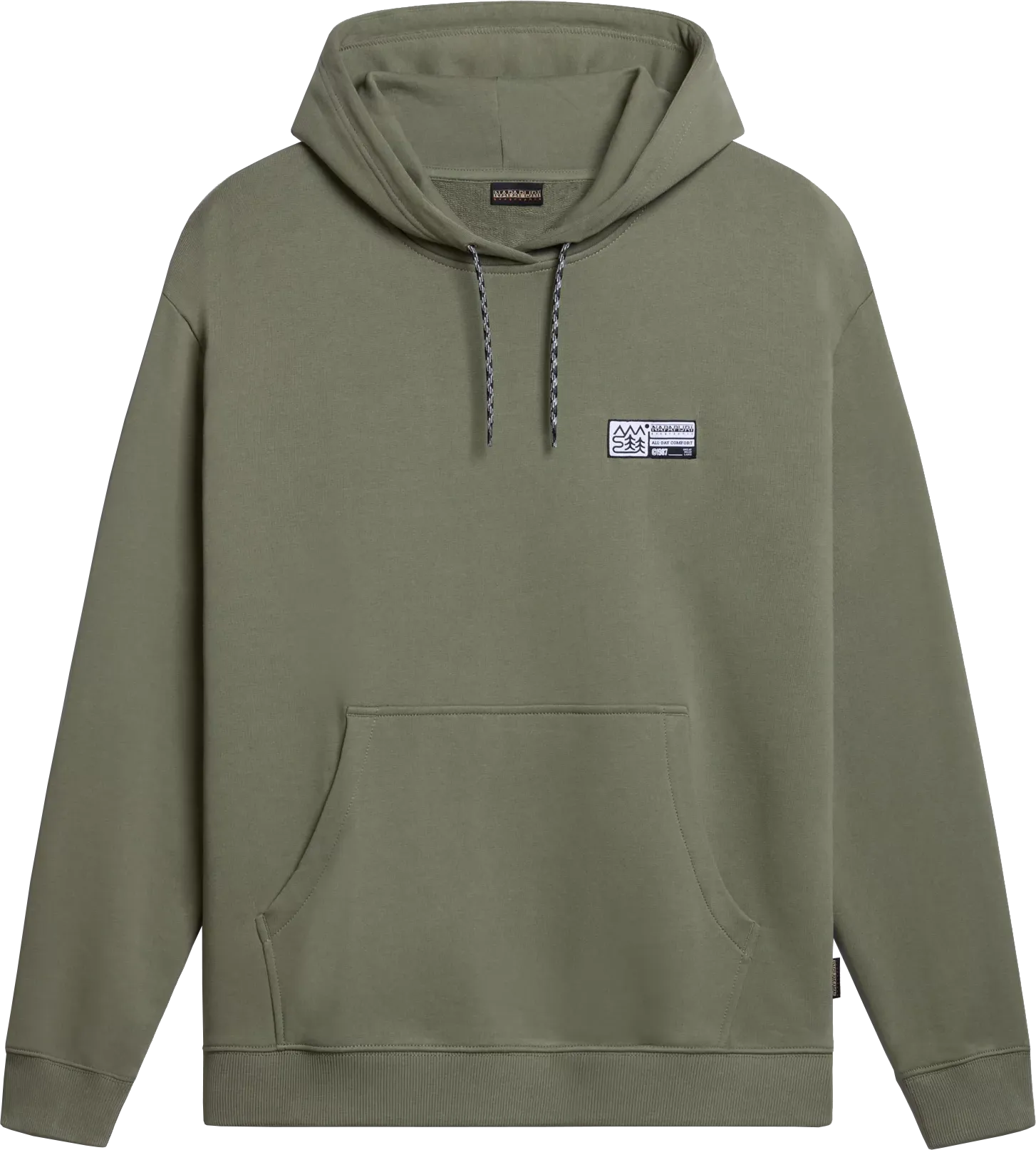 Napapijri Men&#x27;s Faber Hoodie Green Lichen | Buy Napapijri Men&#x27;s Faber Hoodie Green Lichen here | Outnorth