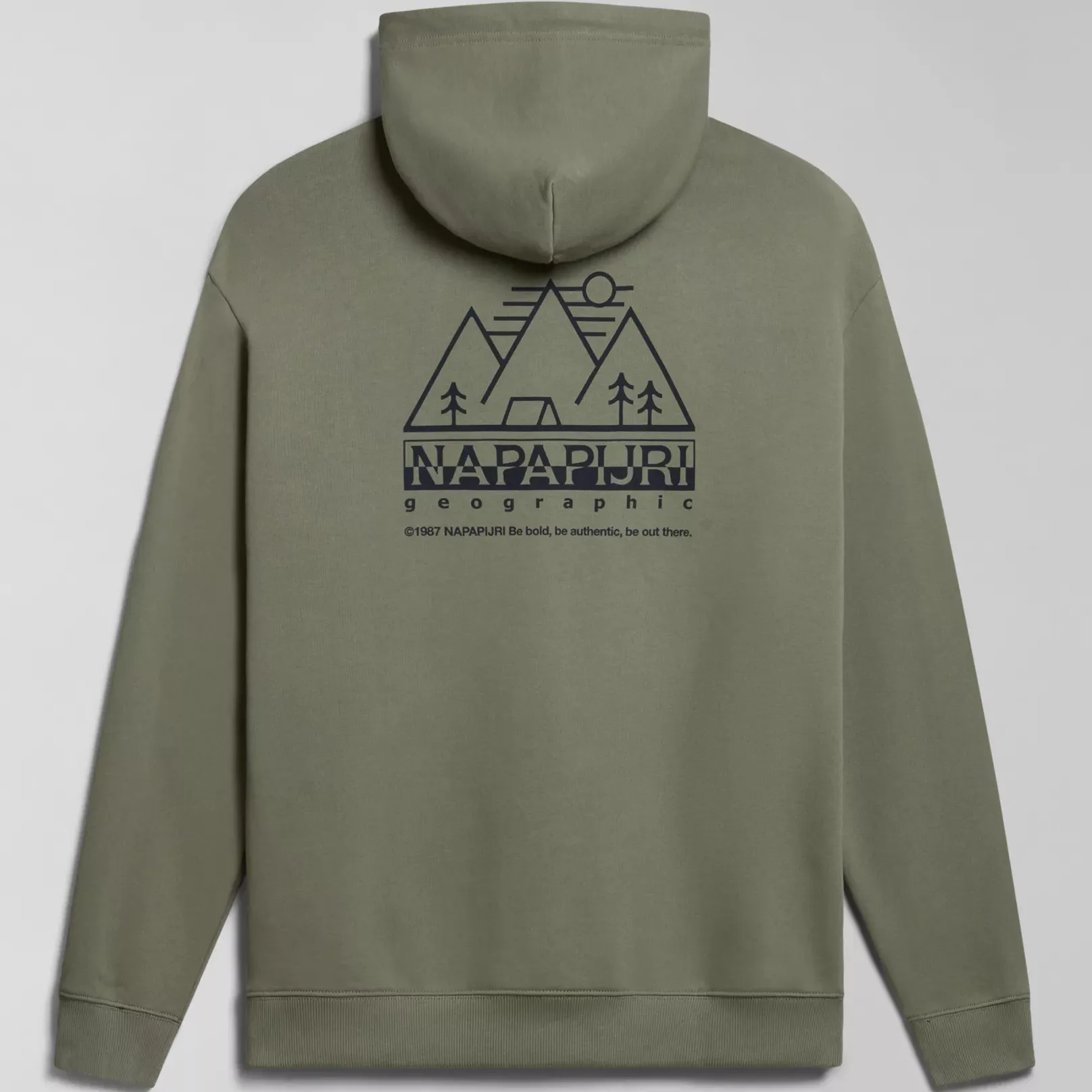 Napapijri Men&#x27;s Faber Hoodie Green Lichen | Buy Napapijri Men&#x27;s Faber Hoodie Green Lichen here | Outnorth