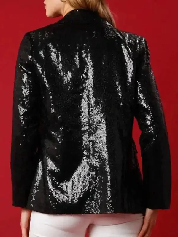 New Women’s Christmas Sequined Loose Suit Top