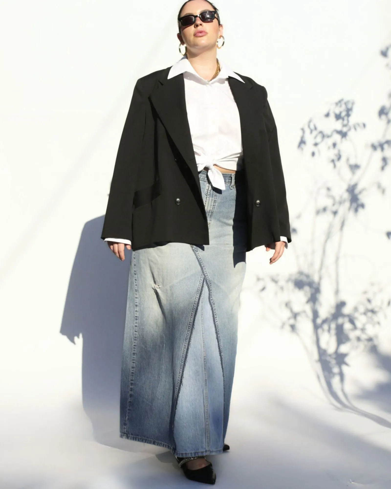 Oversized Classic Blazer in Black | Black