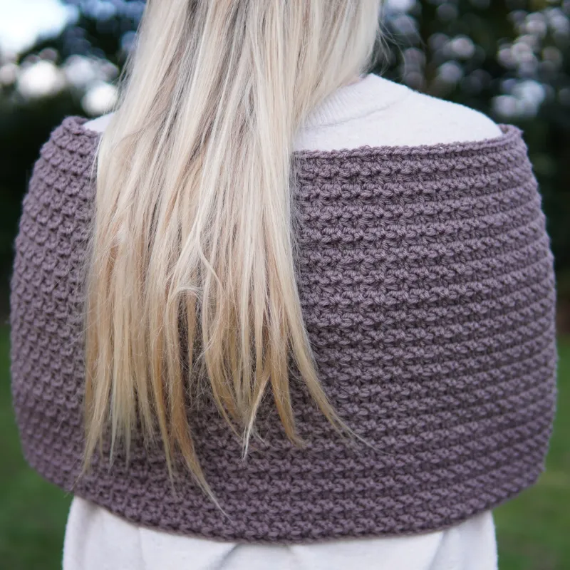 PATTERN: Crochet Twisted Trinity Wrap