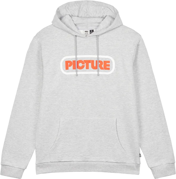 Picture Organic Clothing Men&#x27;s Millbrook Hoodie Grey Melange | Buy Picture Organic Clothing Men&#x27;s Millbrook Hoodie Grey Melange here | Outnorth