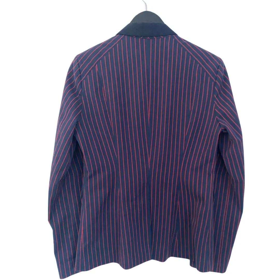 Pinstripe Double-Breasted Blazer Navy Size 10