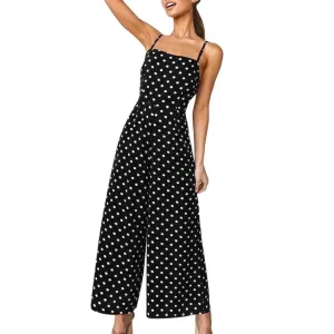 Polka Dot Long Jumpsuit