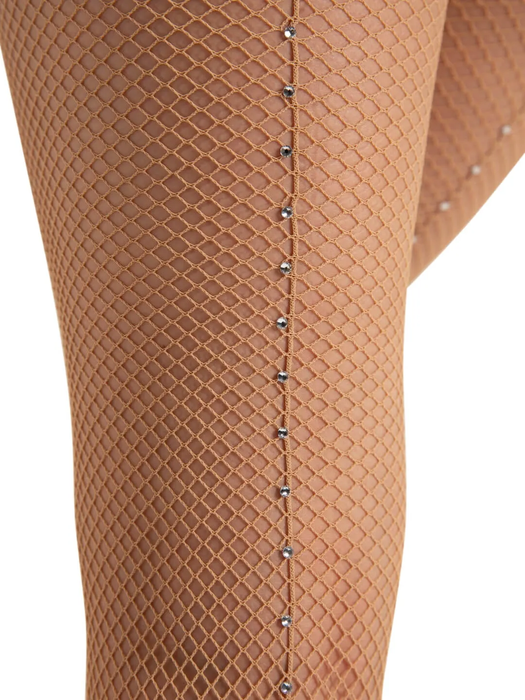 Professional Rhinestone Fishnet Tight