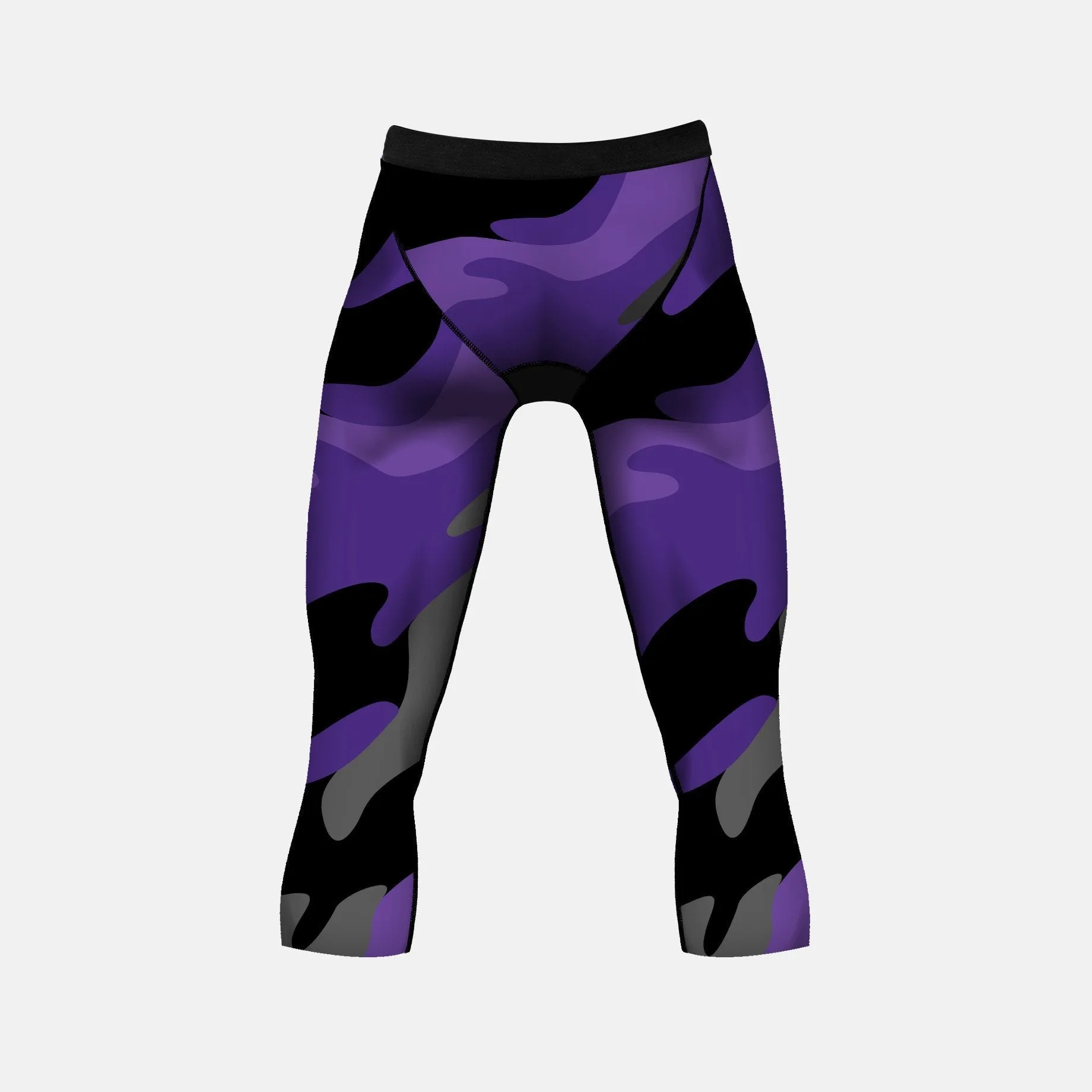 Purple Juice Camo Compression 3/4 tights / leggings