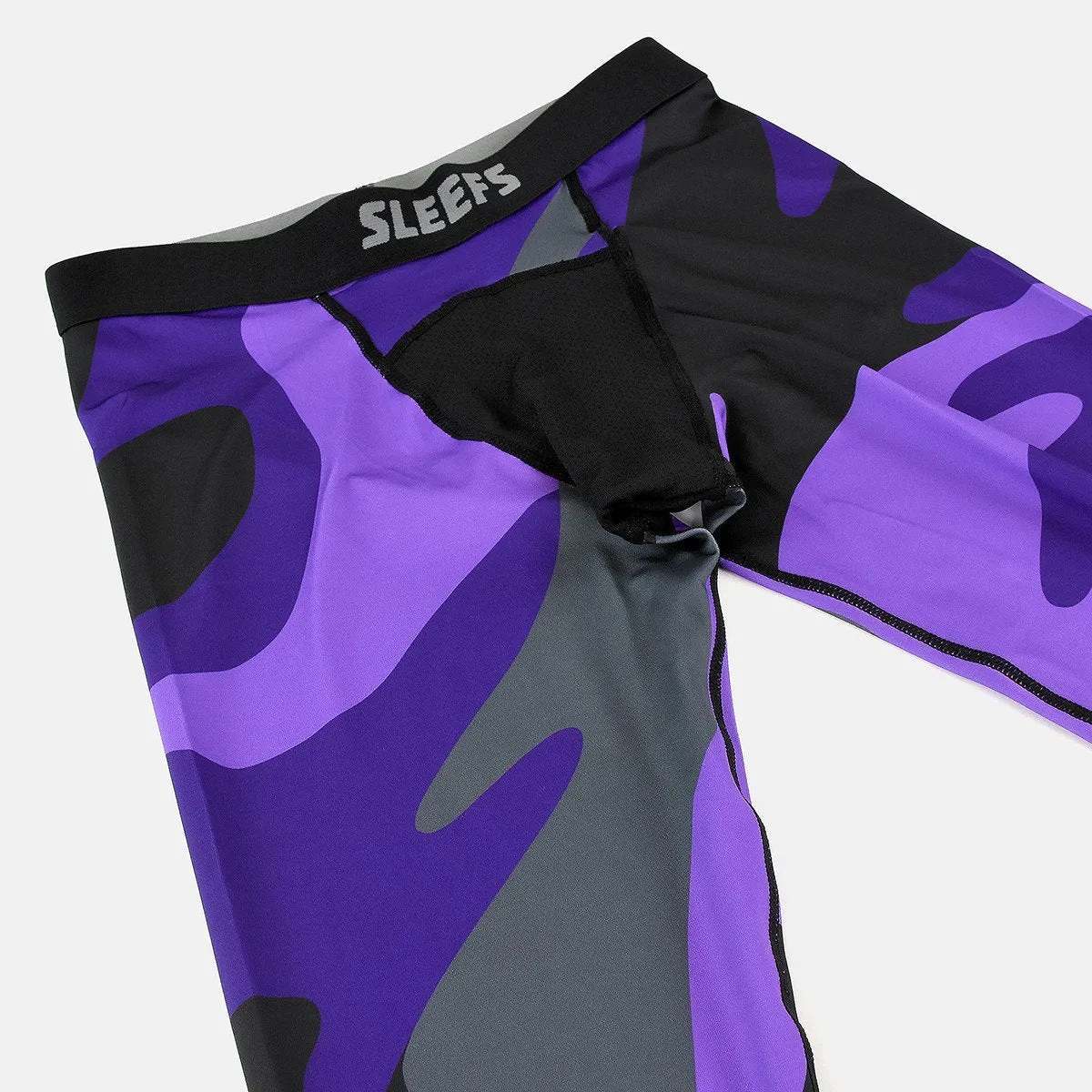 Purple Juice Camo Compression 3/4 tights / leggings