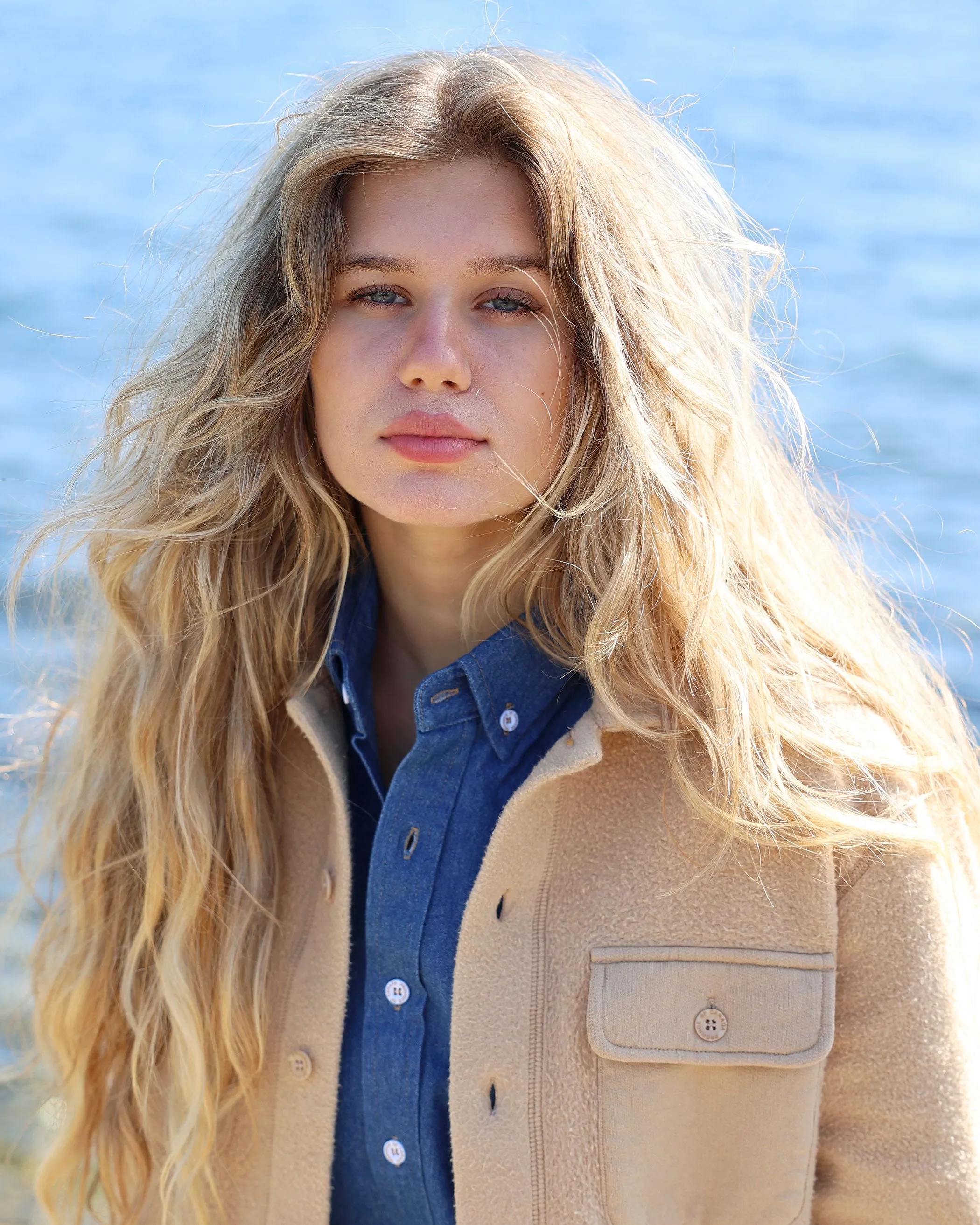 Reverse Fleece Overshirt Khaki - Unisex