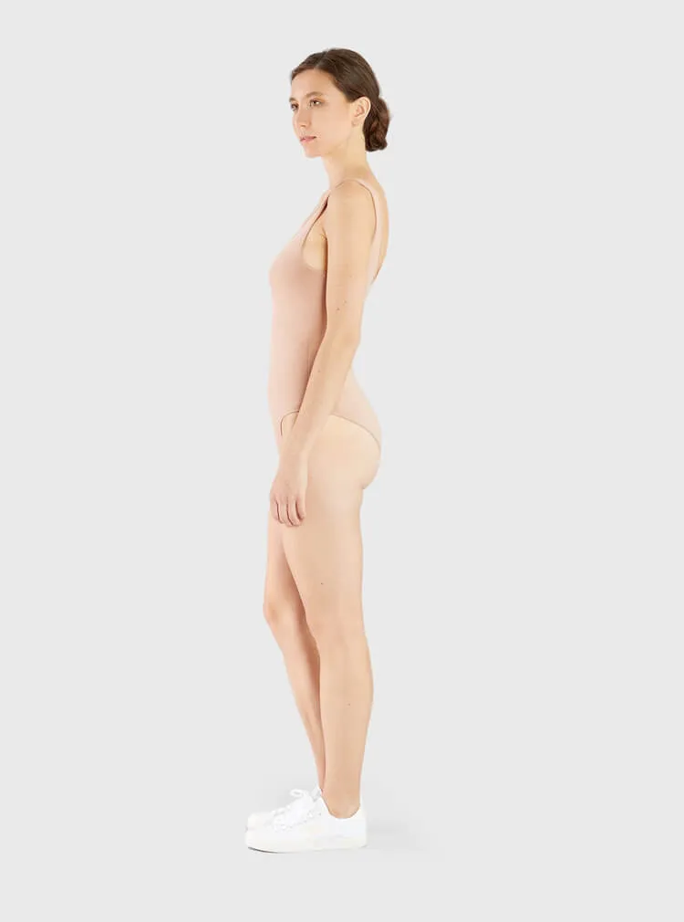 Ruched Bodysuit White by Miakoda