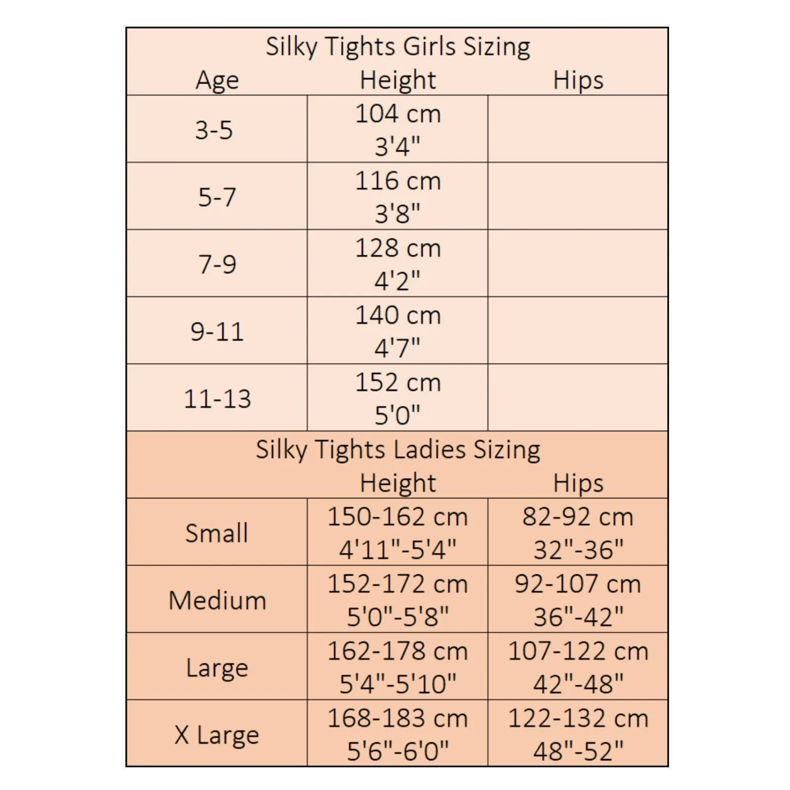 'SILKY' BRAND 40 DENIER ESSENTIAL CONVERTIBLE BALLET DANCE TIGHTS