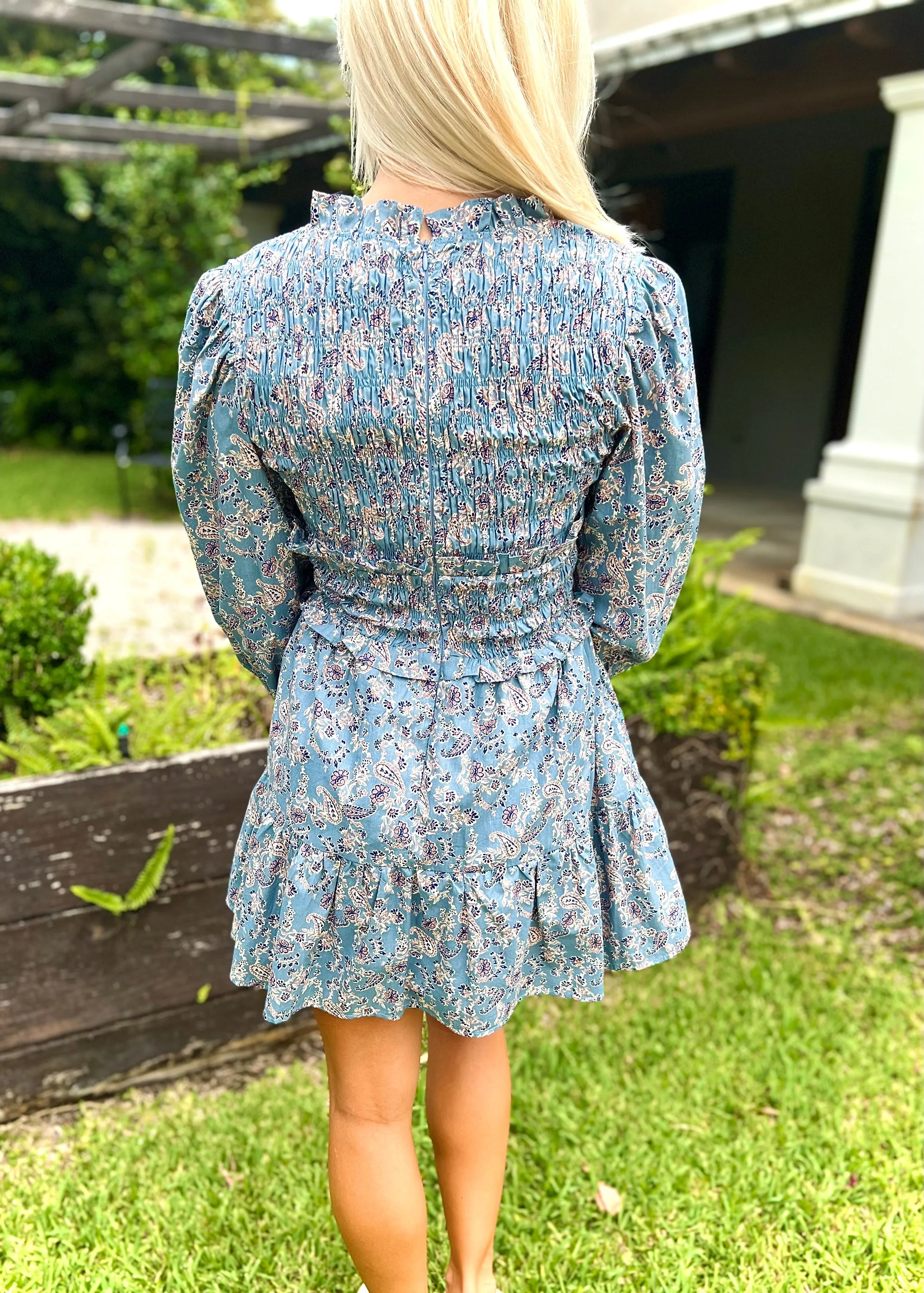 Smocked Babydoll Dress