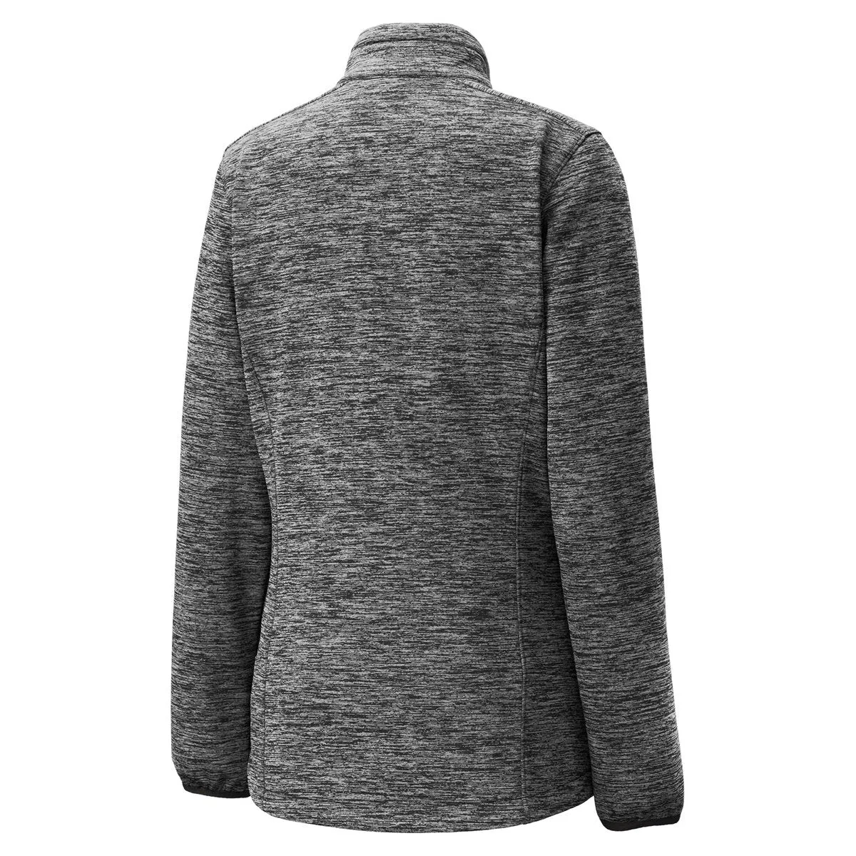 Sport-Tek Women's Black Electric Posicharge Electric Heather Soft Shell Jacket