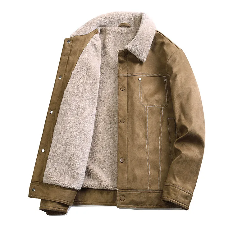 Suede Fleece Jacket