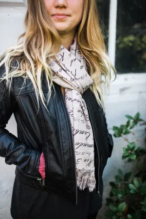 Taupe War Remembrance Scarf