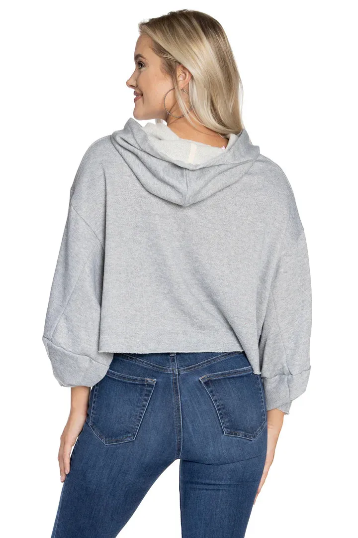 Tennessee Balloon Sleeve Crop Hoodie