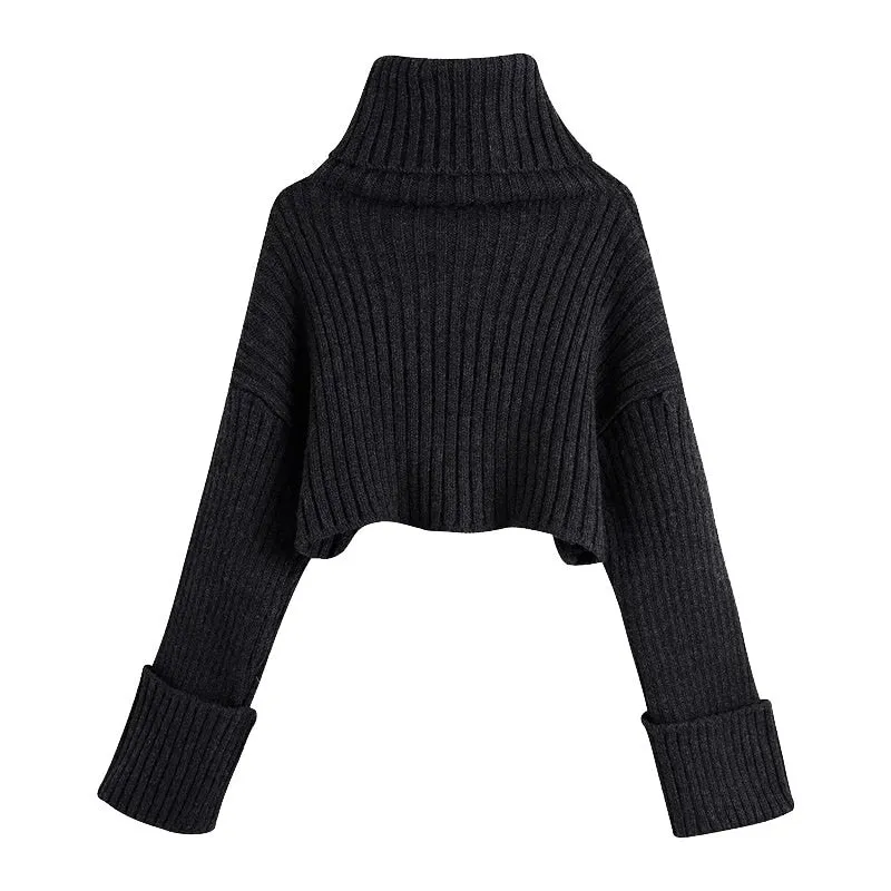 THICK CROPPED SWEATER