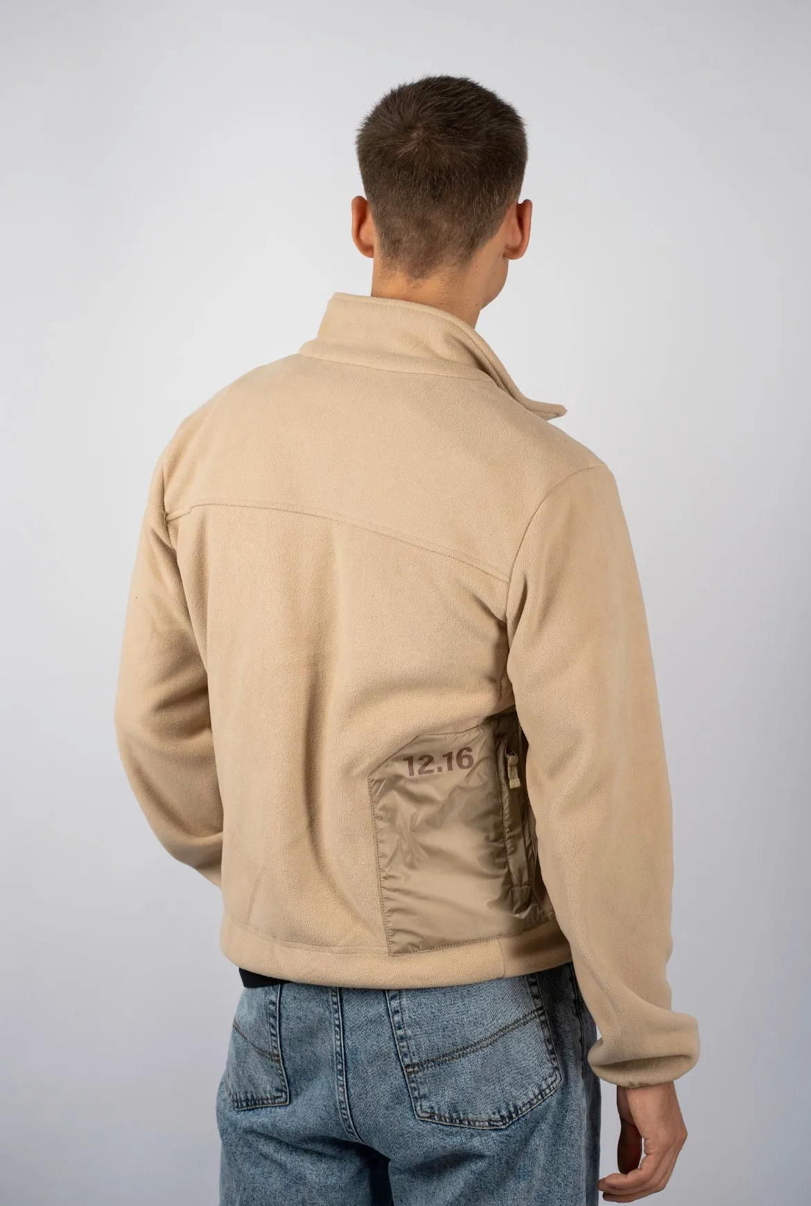 Twelve Sixteen Fleece Jakke Sand