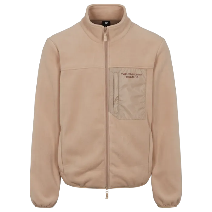 Twelve Sixteen Fleece Jakke Sand