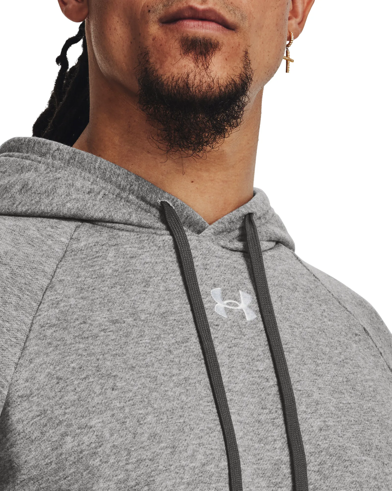 Under Armour Men&#x27;s UA Rival Fleece Hoodie Castlerock Light Heather | Buy Under Armour Men&#x27;s UA Rival Fleece Hoodie Castlerock Light Heather here | Outnorth