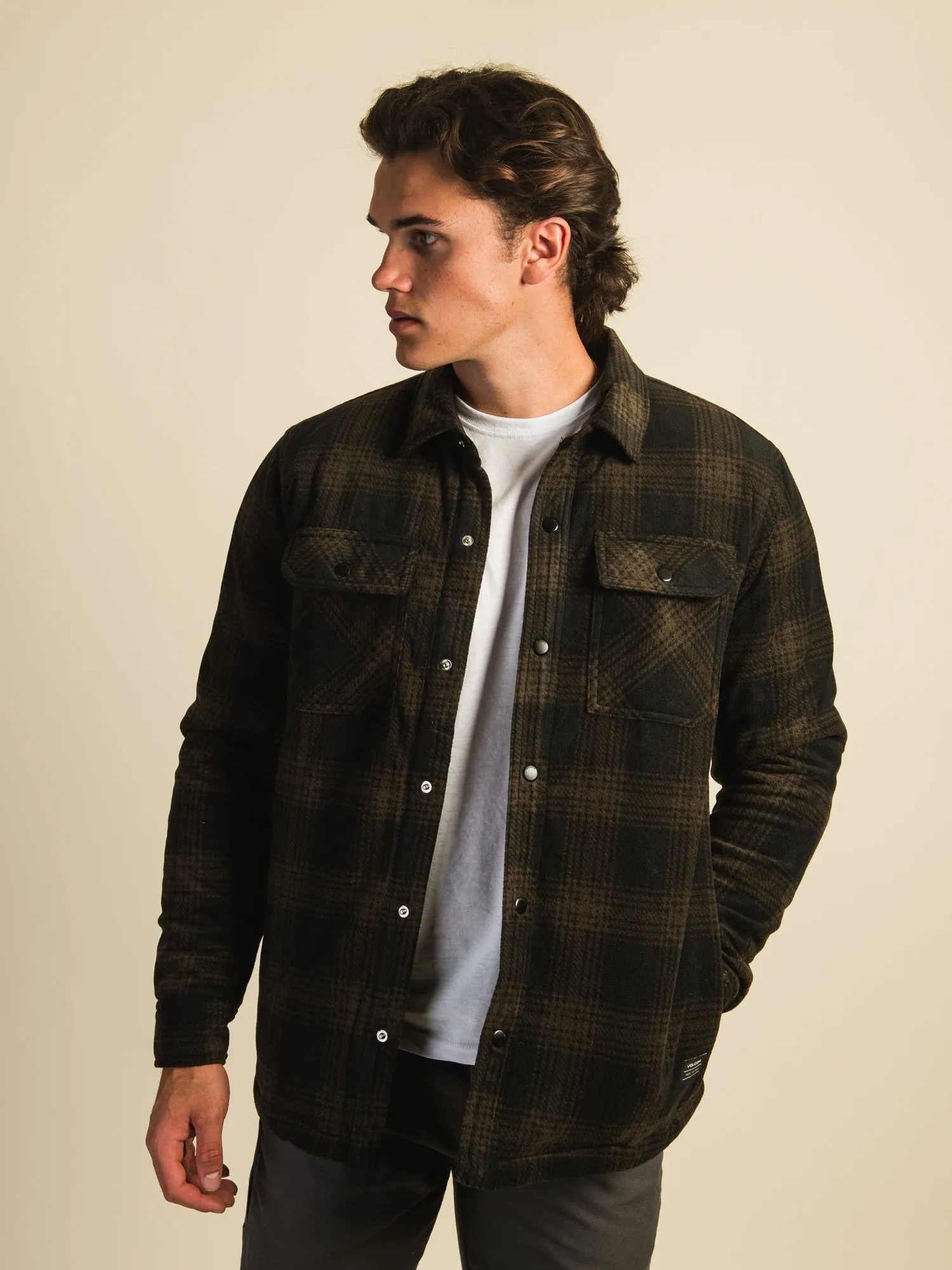 VOLCOM BOWERED LONG SLEEVE FLEECE