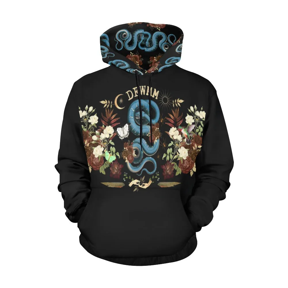 Witchy Serpent Don't F*ck With My Magick Hoodie, Witchy Hoodie, Witchy Clothing, Witchy, Witch, Wicca, Occul