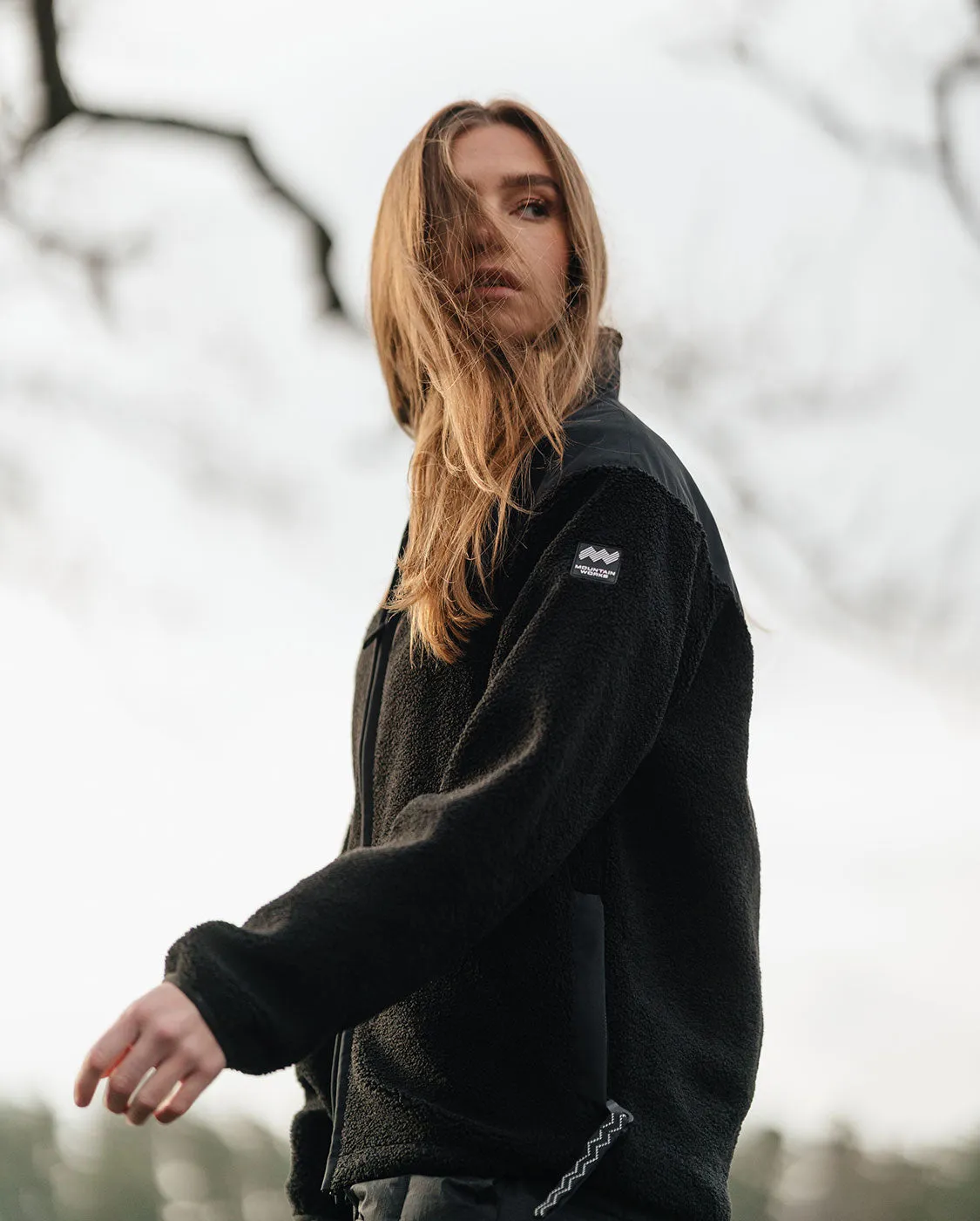 WOMENS HYBRID PILE FLEECE