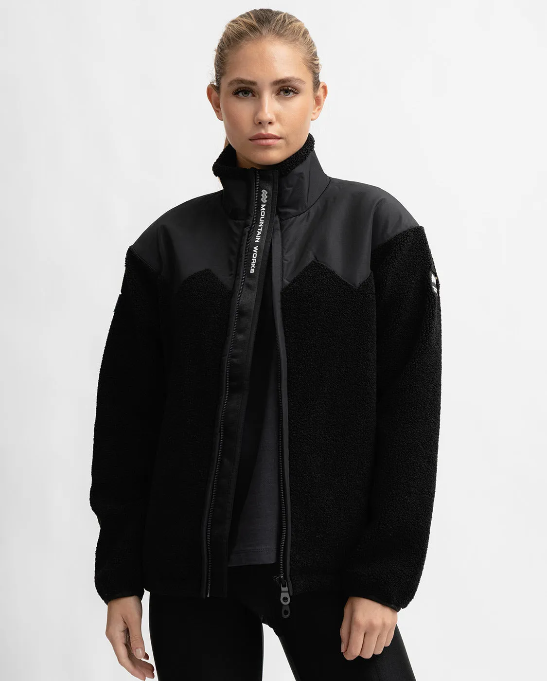 WOMENS HYBRID PILE FLEECE